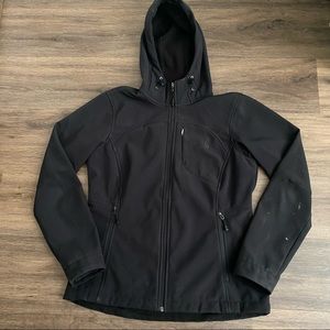 The North Face - Black Hooded Coat - Sz M